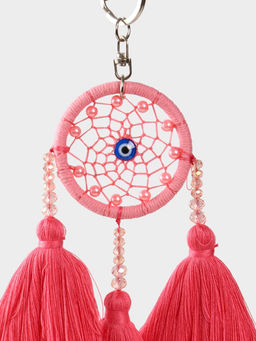 Брелок "Ловец снов" 17 см, цв. розовый