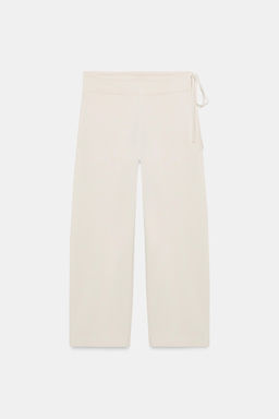 PANTAL?N RECTO CORDONES / Beige - Zara фото 7