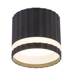 Светильник потолочный 12W, 230V, GX53, черный, HL369