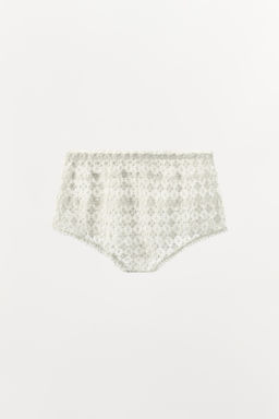 EMBROIDERED MINI SHORTS - Zara фото 5
