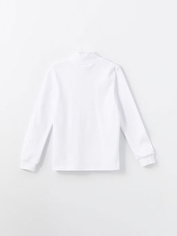 Yar?m Bal?k?? Yaka Basic Erkek ?ocuk Ti??rt