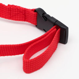 Намордник текстильный, размер 2 (длина по носу 4 см, обхват морды 20 см), микс цветов - Пижон фото 4