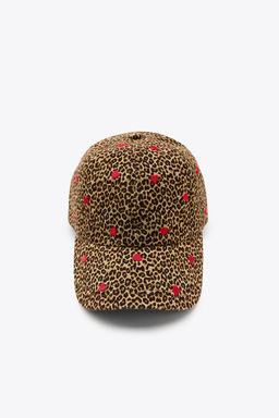 EMBROIDERED ANIMAL PRINT TWILL CAP - Zara фото 6
