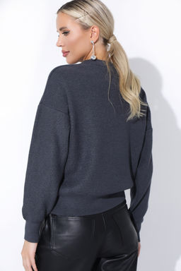 Пуловер Лаветти (графит) - Эльза фото 3