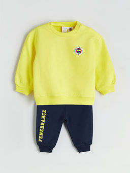 Bisiklet Yaka Fenerbah?e Bask?l? Erkek Bebek E?ofman Tak?m