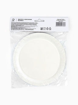 Цена за 2 шт. Тарелка одноразовая бумажная «Синие Узоры», 17 см, 6 шт