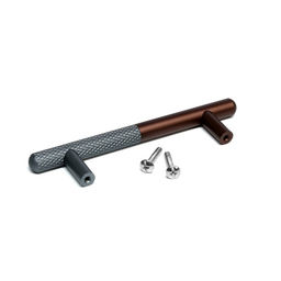 Ручка-рейлинг CAPPIO EPHRAM, м/о 96 мм, цвет серый/коричневый