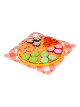 Деревянный кухонный набор - сортер «Пицца»