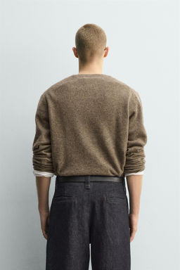WOOL BUTTON-UP JUMPER - Zara фото 3