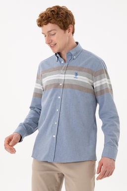 Erkek Gri Uzun Kollu G_mlek