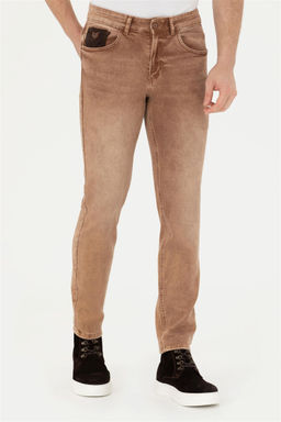 Мужские джинсовые брюки кокосового цвета - U.s. polo assn фото 9