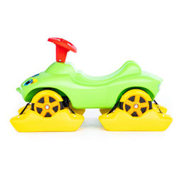 Каталка Мой любимый автомобиль со звуковым сигналом многофункциональная (зелёная) - Полесье фото 2