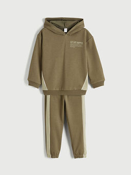 Renk Bloklu Erkek ?ocuk Kal?n E?ofman Tak?m?