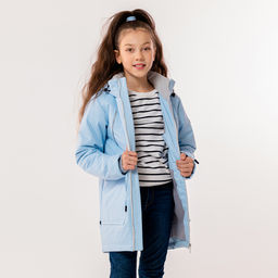 RODOS Куртка для девочки мембрана демисезон М-273 Голубой