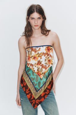 TOP PAREO REVERSIBLE ESTAMPADO / Multicolor
