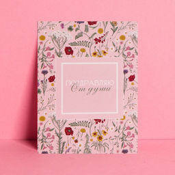 Цена за 20 шт. Открытка-комплимент От всей души, 6?8 см