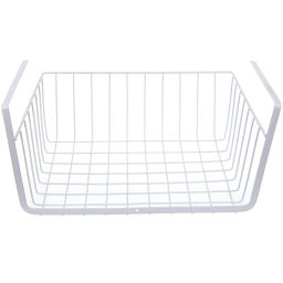 Корзина металлическая подвесная "ФАРГО", цвет белый, 32,5*22*14см (лейбл)