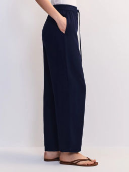 Льняные брюки с эластичным поясом ZR2605012104-47 / Zarina