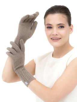 Перчатки из кашемира 31021 капучино