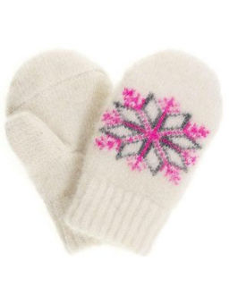 Варежки детские круговые Снежинка 2 0108-4 - Рассказовские варежки фото 4