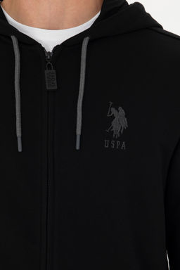 Свитшот мужской U. S. Polo Assn черный из хлопка - U.s. polo assn фото 21