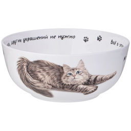 САЛАТНИК-ТАРЕЛКА СУПОВАЯ LEFARD БЕРИ КОТА 750 МЛ 15,5*6,5 СМ (КОР=36ШТ.)