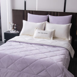 Комплект постельного белья на резинке Сатин Velvet Premium с Одеялом VPR011 180*200*25;160*200*25;140*200*25 Евро 4 Наволочки