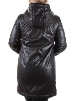 19158 BLACK Куртка удлиненная женская Aikesdfrs - Fashion фото 6
