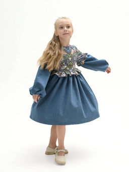 ДЛ26-6 платье для девочки ПТИЧКА