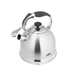 Чайник LARA (зеркальный) 3,3л, индукционное капсулированное дно, свисток с кноп. мех. (LR00-75)  фото 6