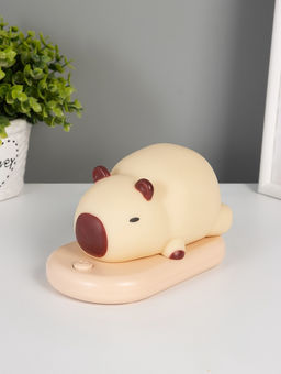 Ночник "Капибара на коврике" LED 3Вт 5V USB АКБ 9,3х15х13,2 см