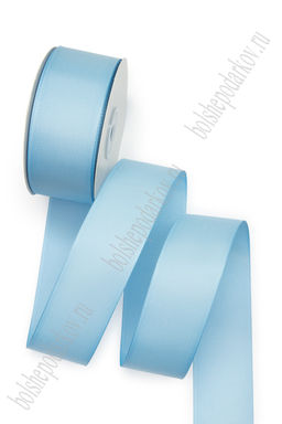 Лента репсовая 4 см*20 ярд "1 сорт" (SF-1349) голубой №0062