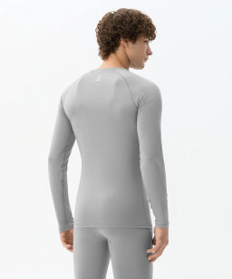 Футболка компрессионная с длинным рукавом JOGEL PerFormDRY Baselayer LS Tee, серый  фото 8