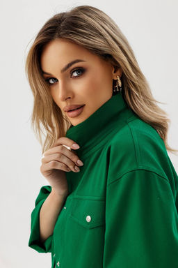 Жакет женский 4281/21/Зеленый - Rise фото 3