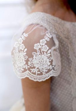 платье для девочки Л 18-15 Эмилия белый горох - Etoelf фото 7