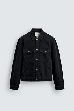 CAZADORA DENIM B?SICA / Negro - Zara фото 7