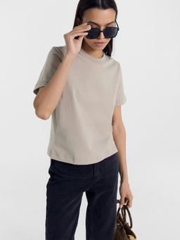 Футболка Mark Formelle коричневый из хлопка