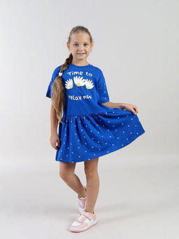 CRB wear / CWKG 63935-42 Платье для девочки,синий