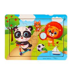 Пазл Весело играем, 15 х 11 см - Лесная мастерская фото 8