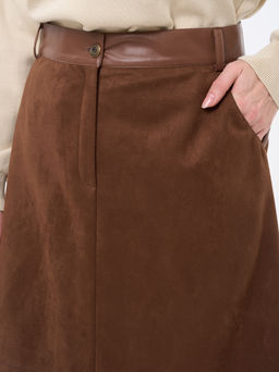 замшевая юбка - Трика фото 4