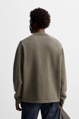 SWEATER WITH TURN-UP DETAIL - Zara фото 4