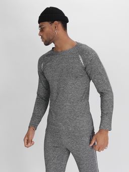 Комплект мужского термобелья без начеса серого цвета 2214Sr - FUYOUKAI фото 6