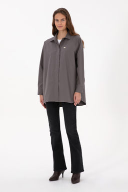 Kad_n Gri Uzun Kollu G_mlek - U.s. polo assn фото 4