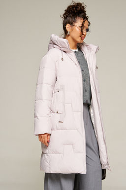 Пальто Beautiful Free 8018-Р жемчужный