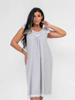 Ночная сорочка женская, цвет серый