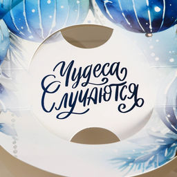 Коробка под бенто - торт с окном «С Новым годом!», 16×16×12.5 см