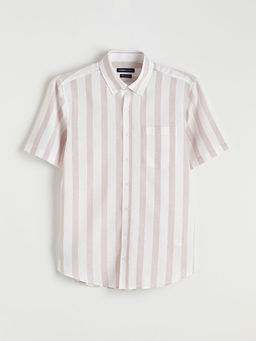 Regular Fit ?izgili Arm?rl? Erkek G?mlek