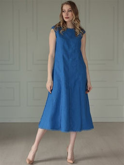 Платье льносодержащая ткань