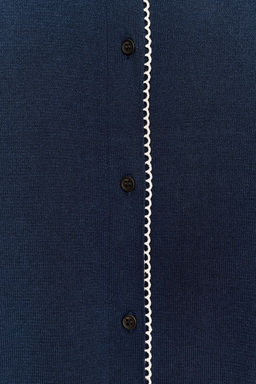 PETER PAN COLLAR KNIT CARDIGAN - Zara фото 8