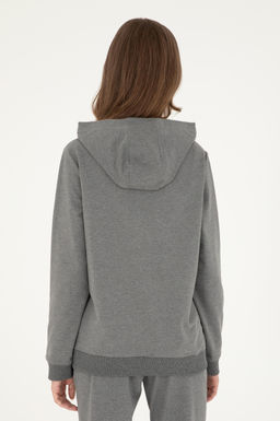 Женский свитшот антрацитового меланжа - U.s. polo assn фото 5